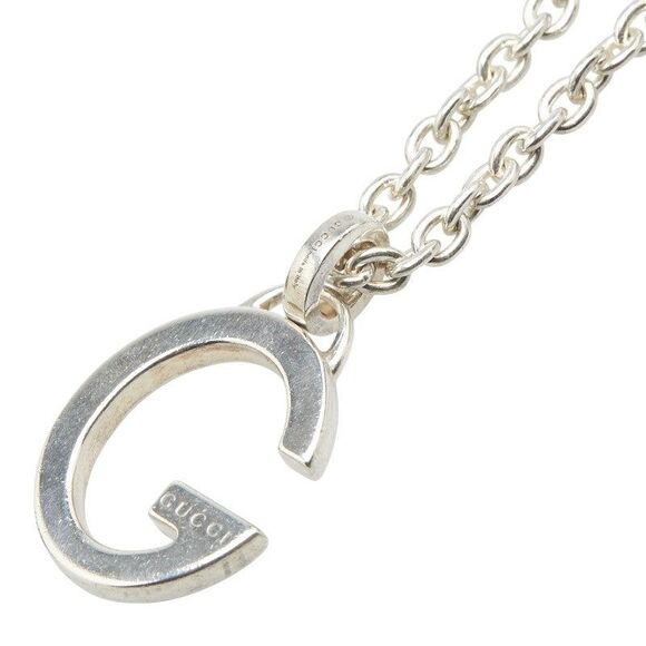 Gucci G Logo SV925 Pendant Necklace - Picture 1 of 7